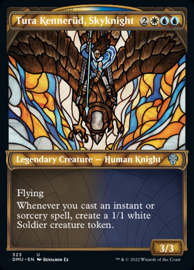 Tura Kennerüd, Skyknight - [Foil, Showcase] Dominaria United (DMU)
