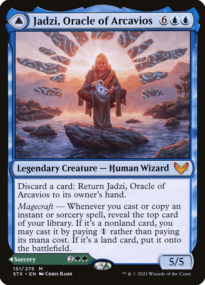 Jadzi, Oracle of Arcavios // Journey to the Oracle - Strixhaven: School of Mages (STX)