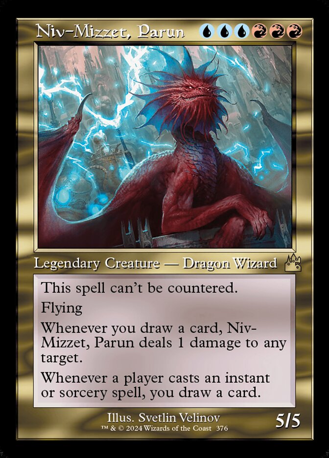 Niv-Mizzet, Parun - [Foil, Retro Frame] Ravnica Remastered (RVR)