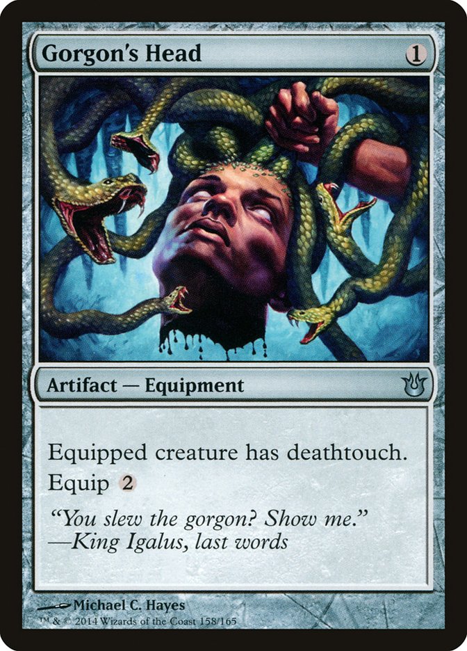 Gorgon's Head - [Foil] Born of the Gods (BNG)