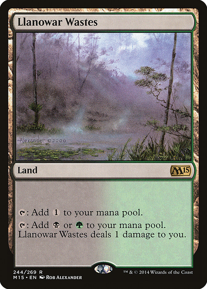 Llanowar Wastes - [Foil] Magic 2015 (M15)