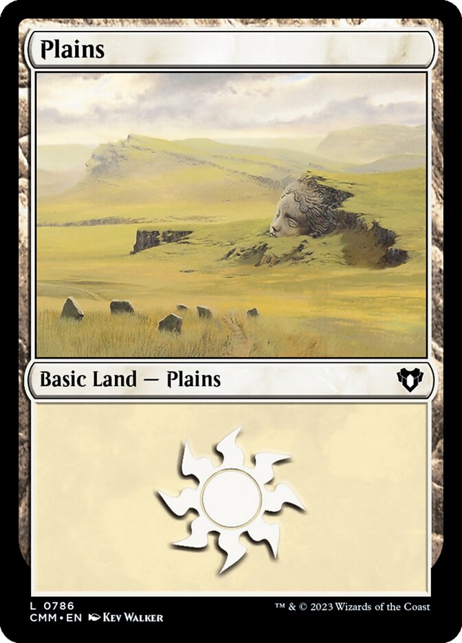 Plains (786) - [Foil] Commander Masters (CMM)