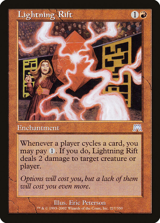Lightning Rift - [Foil, Retro Frame] Onslaught (ONS)