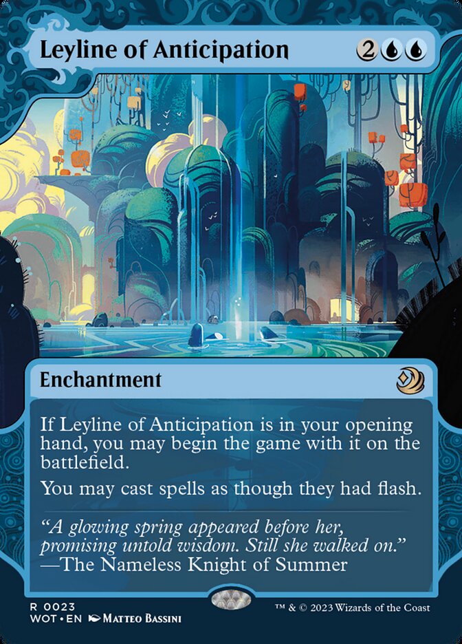Leyline of Anticipation - [Showcase] Wilds of Eldraine: Enchanting Tales (WOT)