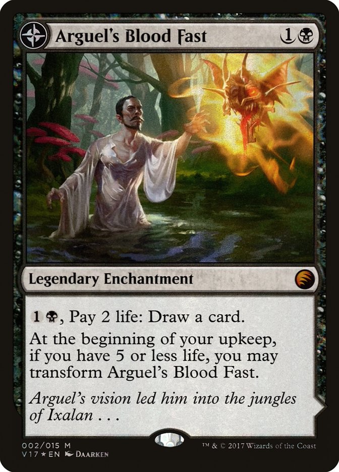 Arguel's Blood Fast // Temple of Aclazotz - [Foil] From the Vault: Transform (V17)