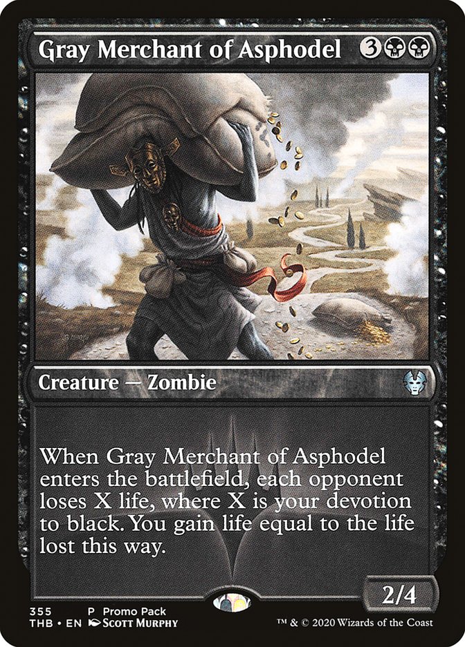 Gray Merchant of Asphodel - [Foil, Promo] Theros Beyond Death (THB)