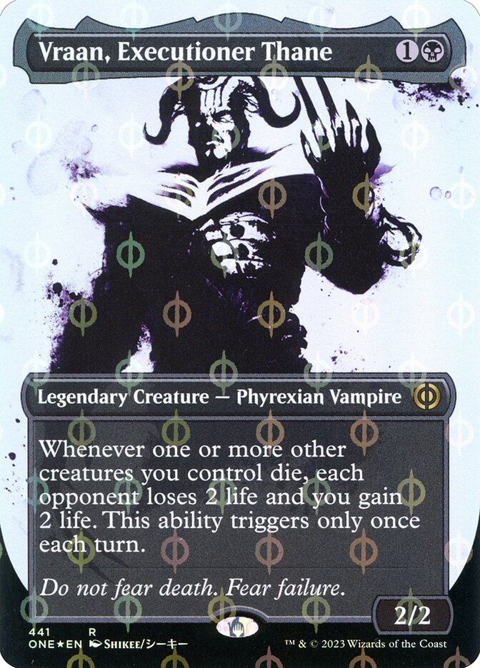 Vraan, Executioner Thane - [Step and Compleat Foil, Showcase] Phyrexia: All Will Be One (ONE)