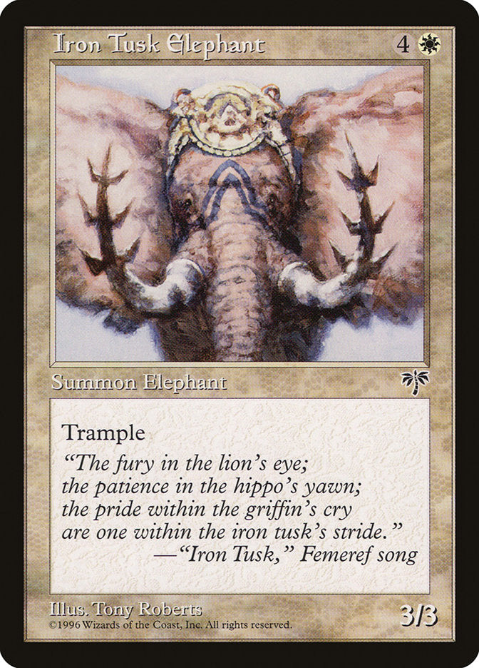 Iron Tusk Elephant - Mirage (MIR)