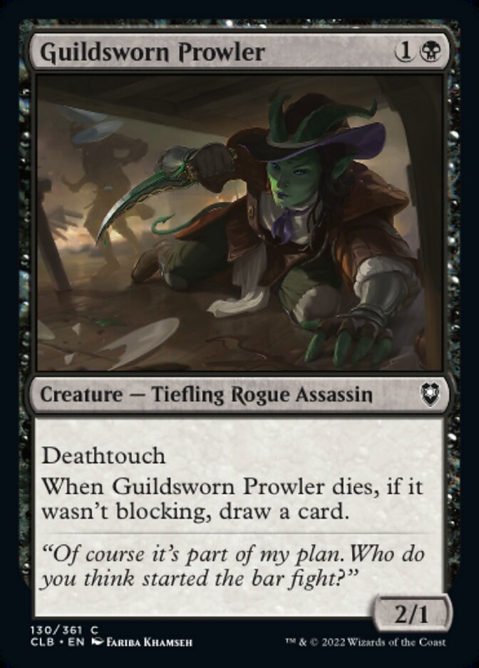 Guildsworn Prowler - [Foil] Commander Legends: Battle for Baldur's Gate (CLB)