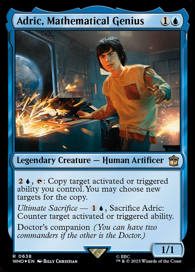 Adric, Mathematical Genius - [Surge Foil] Doctor Who (WHO)