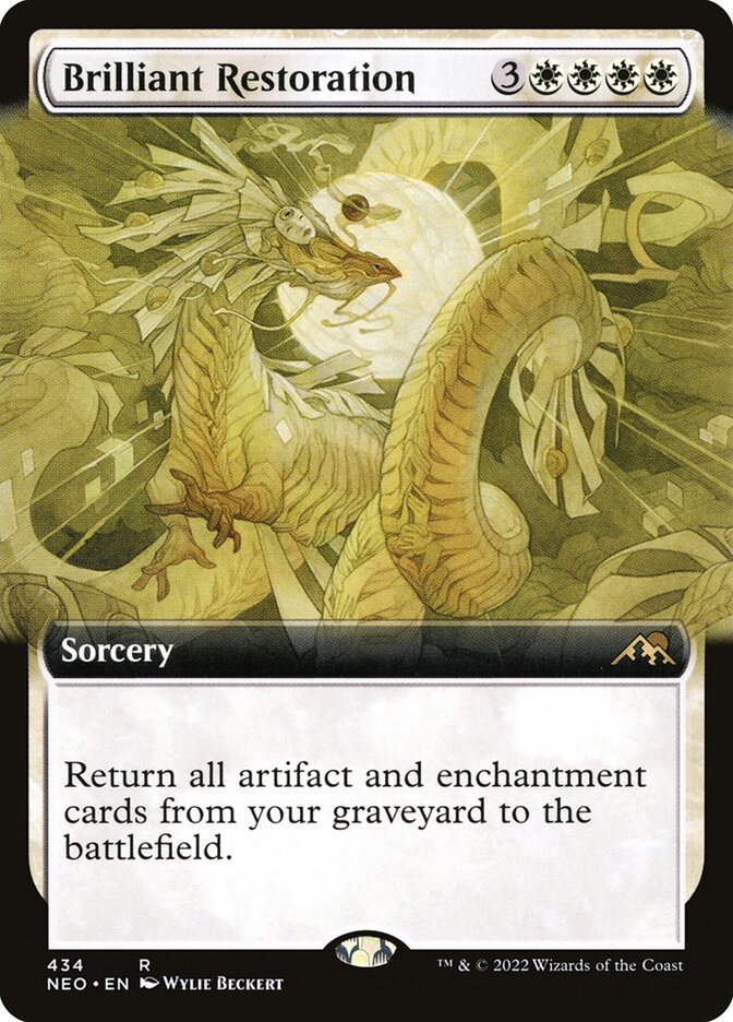 Brilliant Restoration - [Extended Art] Kamigawa: Neon Dynasty (NEO)