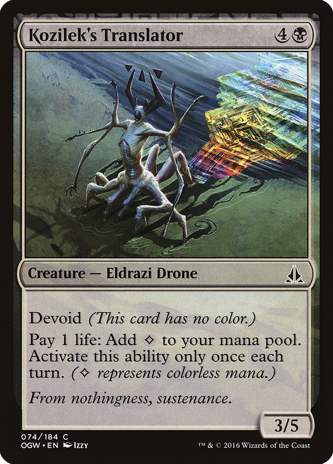 Kozilek's Translator - [Foil] Oath of the Gatewatch (OGW)