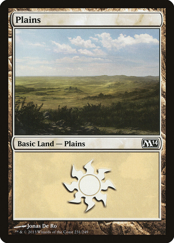 Plains (231) - [Foil] Magic 2014 (M14)