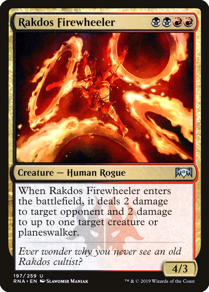 Rakdos Firewheeler - Ravnica Allegiance (RNA)