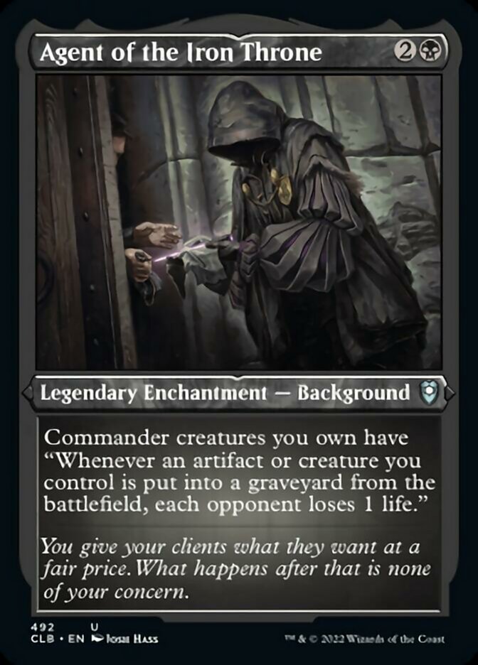 Agent of the Iron Throne - [Etched Foil] Commander Legends: Battle for Baldur's Gate (CLB)