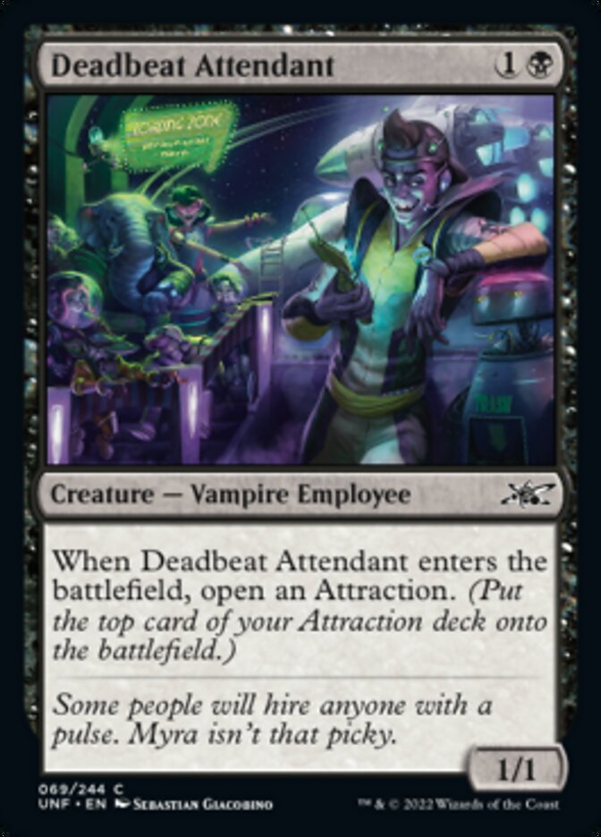 Deadbeat Attendant - Unfinity (UNF)