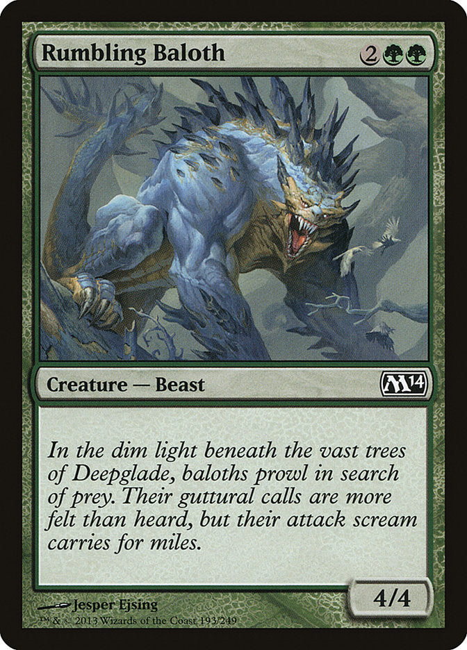 Rumbling Baloth - [Foil] Magic 2014 (M14)