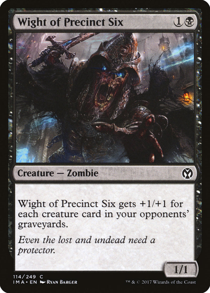 Wight of Precinct Six - [Foil] Iconic Masters (IMA)