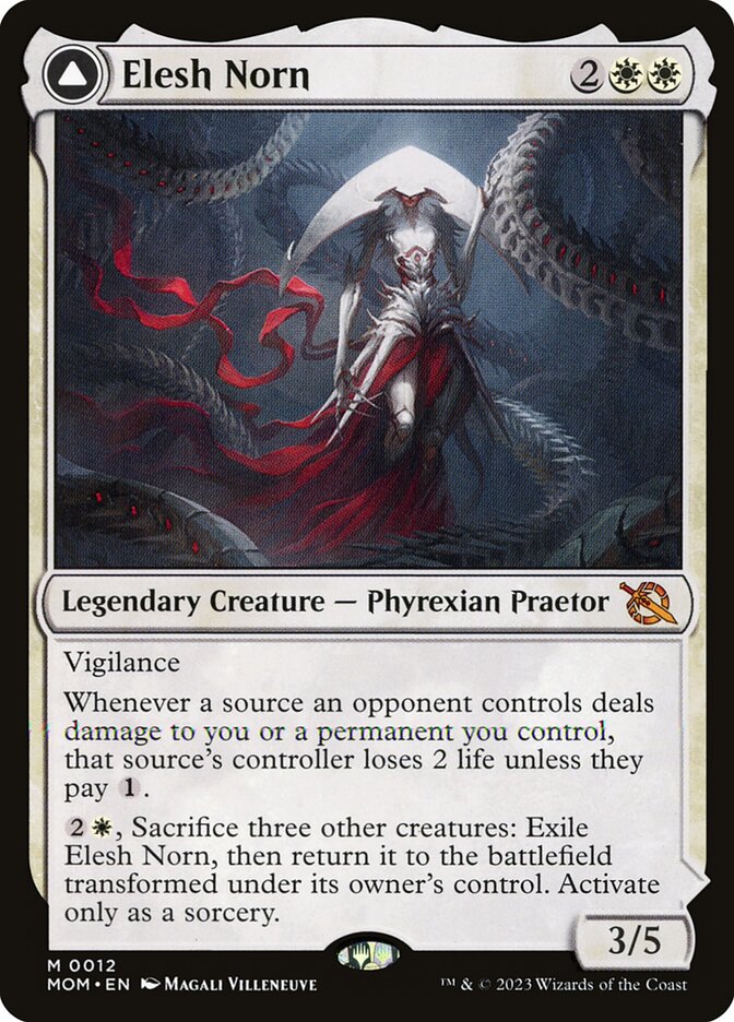 Elesh Norn // The Argent Etchings - [Foil] March of the Machine (MOM)