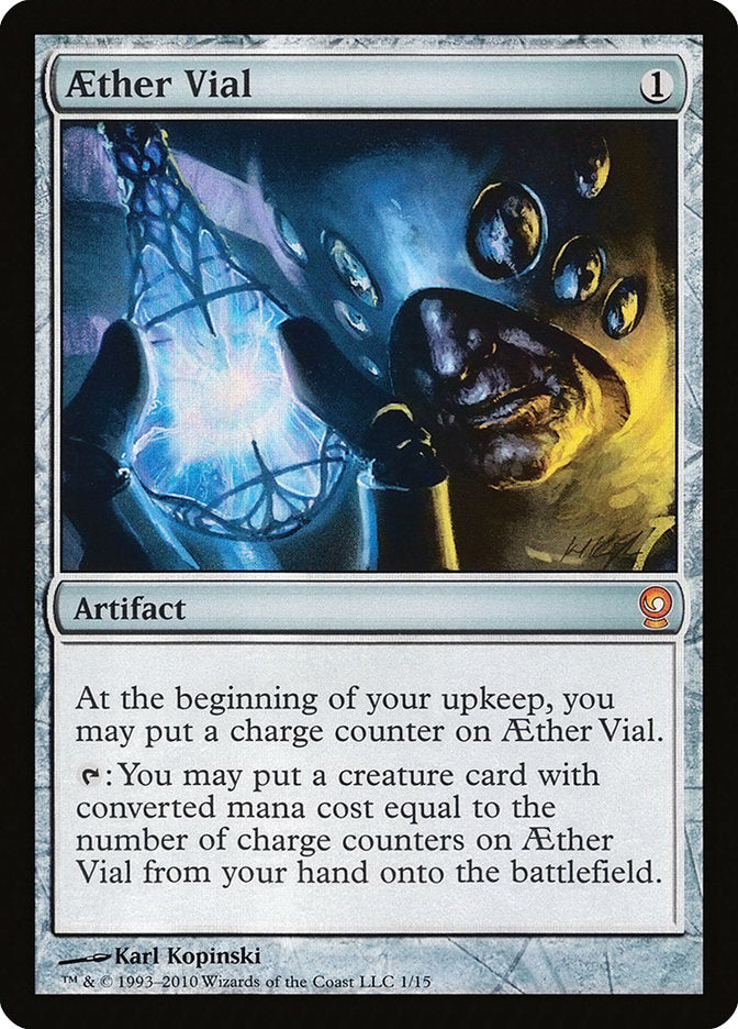 Aether Vial - [Foil] From the Vault: Relics (V10)
