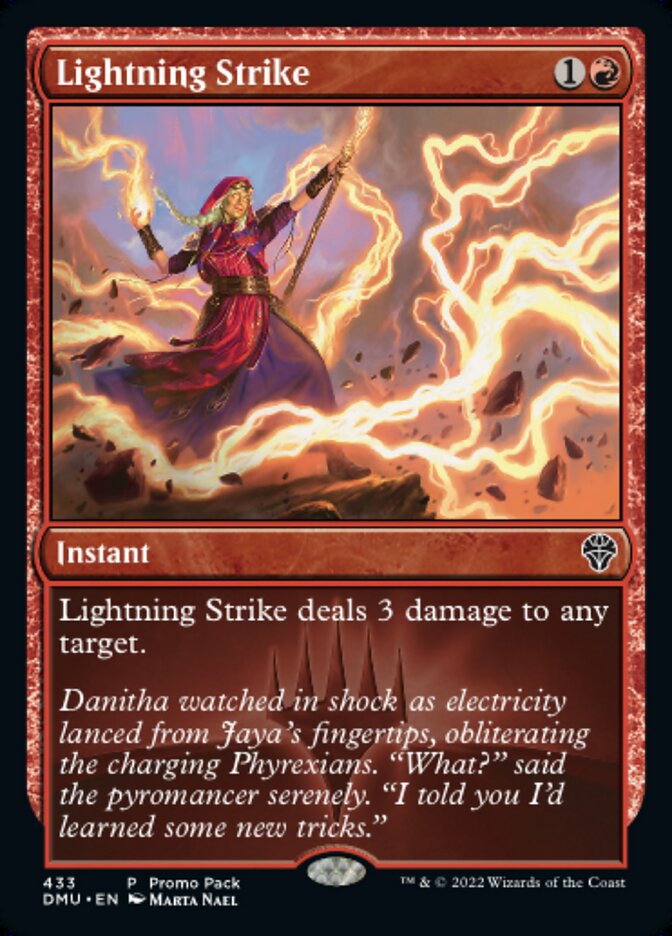 Lightning Strike - [Foil, Promo] Dominaria United (DMU)