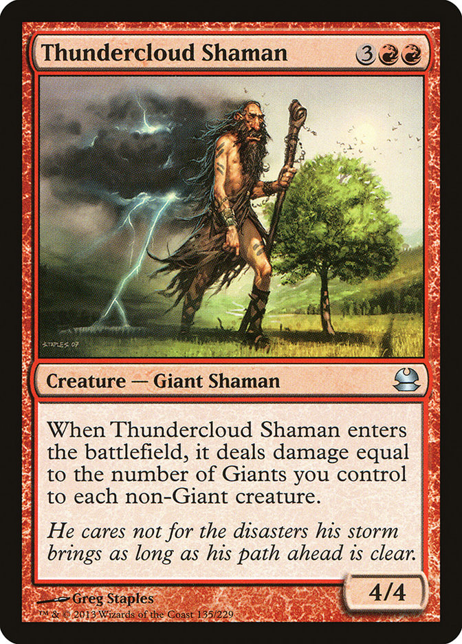Thundercloud Shaman - [Foil] Modern Masters (MMA)