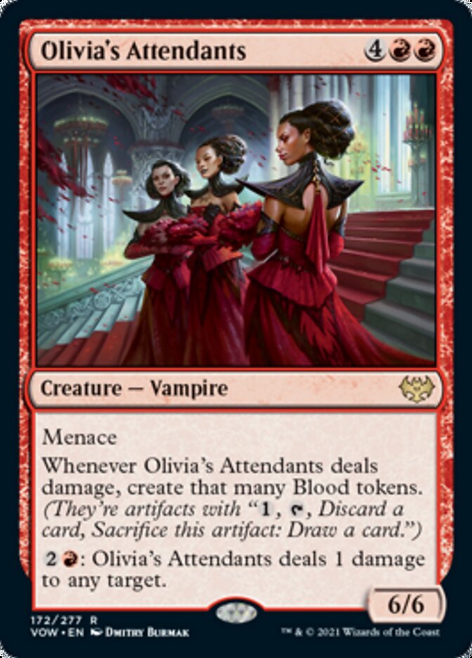 Olivia's Attendants - [Foil] Innistrad: Crimson Vow (VOW)