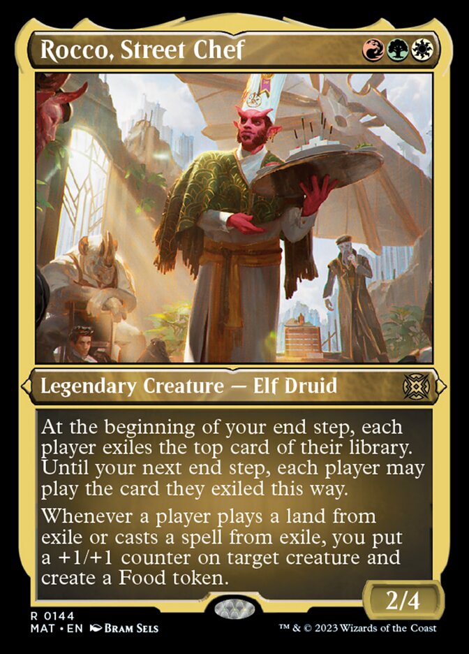 Rocco, Street Chef - [Etched Foil] March of the Machine: The Aftermath (MAT)