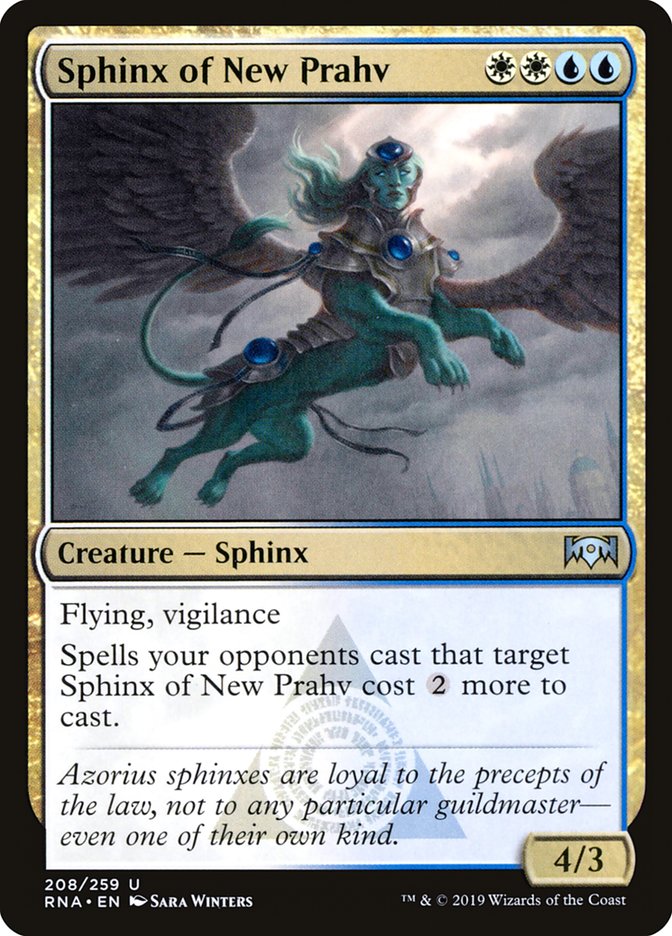 Sphinx of New Prahv - [Foil] Ravnica Allegiance (RNA)