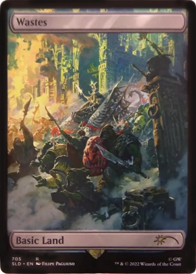Wastes (705) - [Foil, Full Art] Secret Lair Drop (SLD)