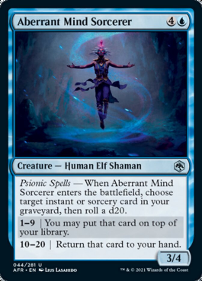 Aberrant Mind Sorcerer - Adventures in the Forgotten Realms (AFR)