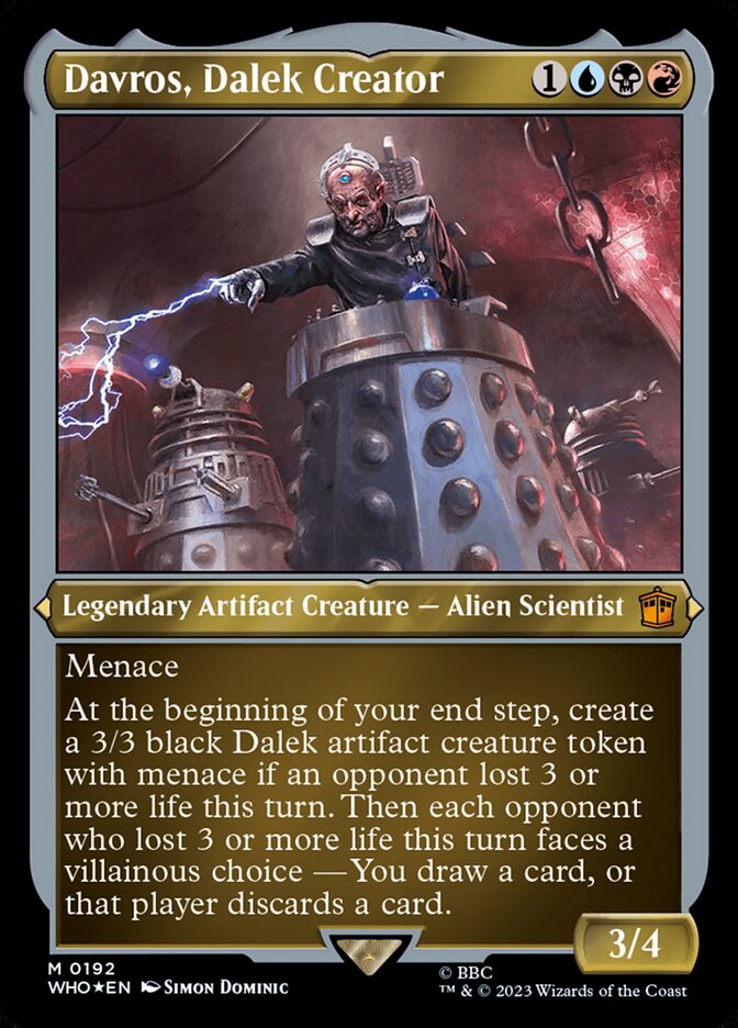 Davros, Dalek Creator - [Etched Foil] Doctor Who (WHO)