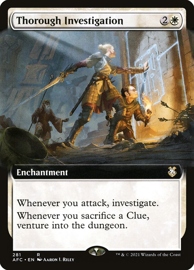 Thorough Investigation - [Extended Art] Forgotten Realms Commander (AFC)