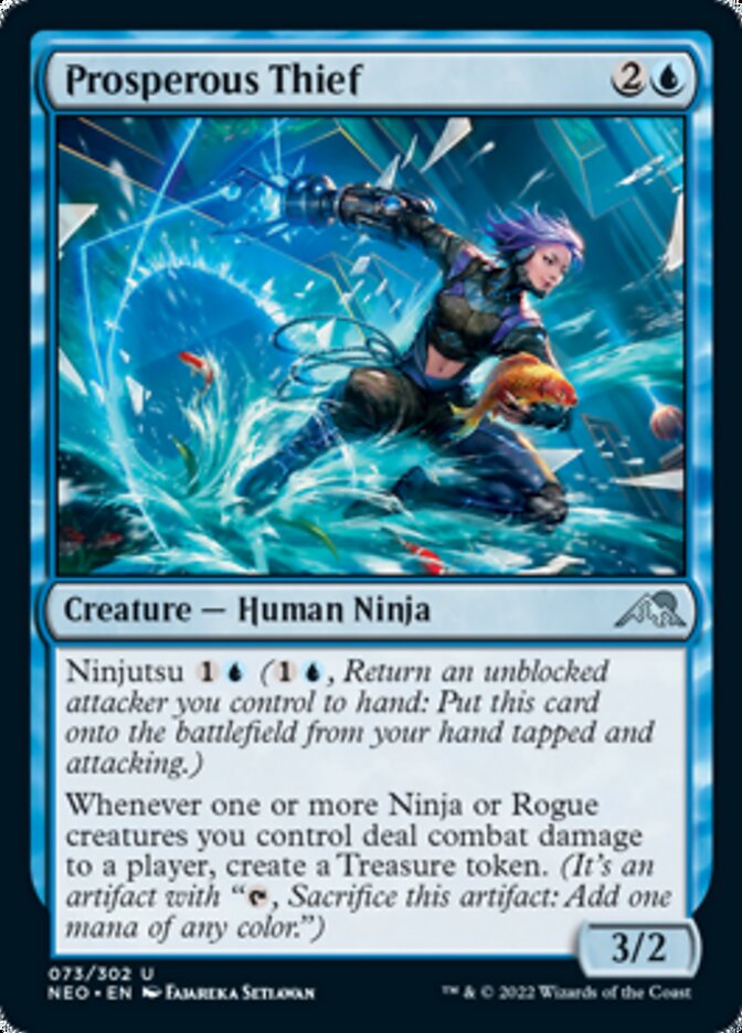 Prosperous Thief - [Foil] Kamigawa: Neon Dynasty (NEO)