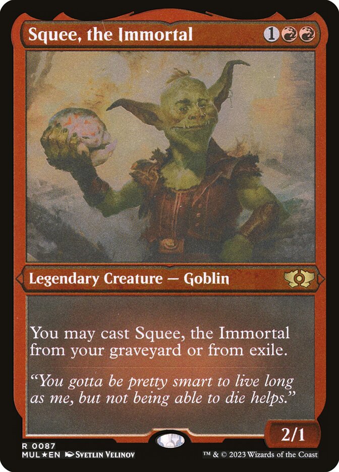 Squee, the Immortal - [Etched Foil] Multiverse Legends (MUL)