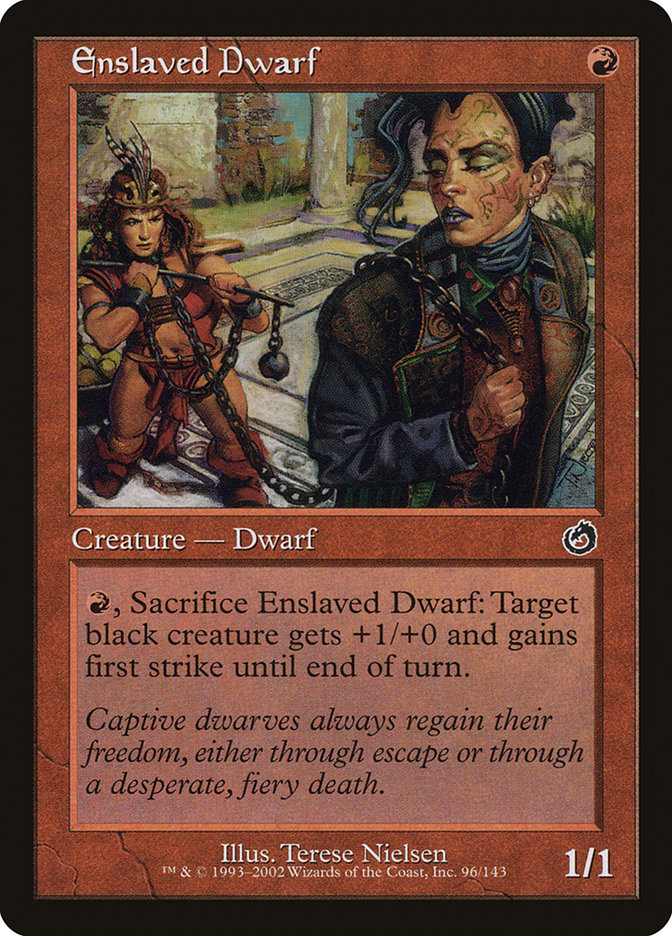 Enslaved Dwarf - [Foil] Torment (TOR)