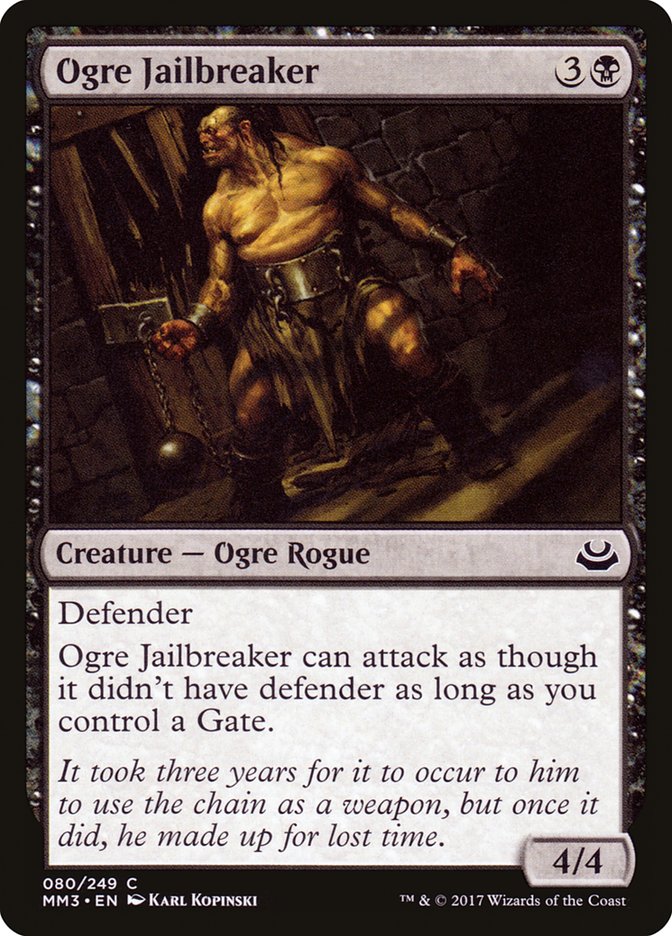 Ogre Jailbreaker - [Foil] Modern Masters 2017 (MM3)