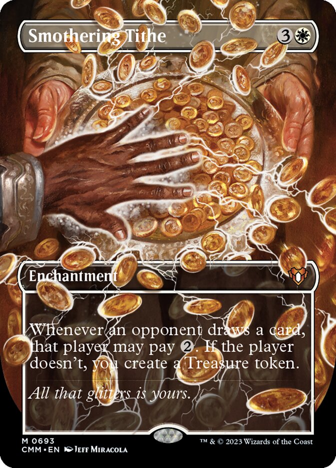 Smothering Tithe - [Borderless] Commander Masters (CMM)