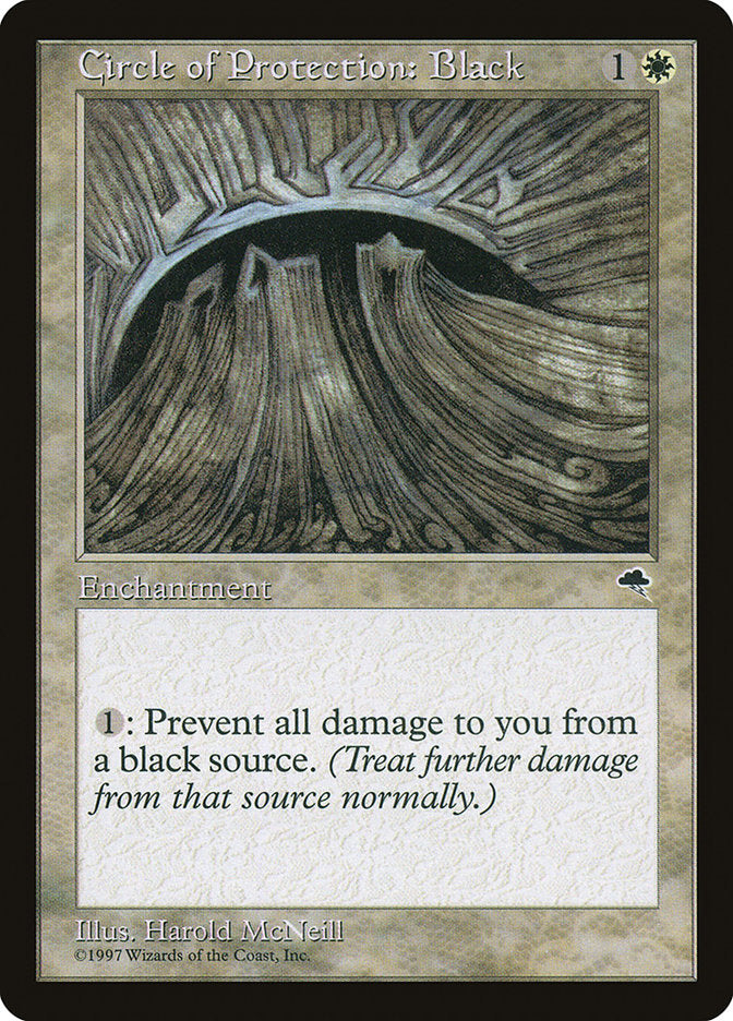 Circle of Protection: Black - [Retro Frame] Tempest (TMP)