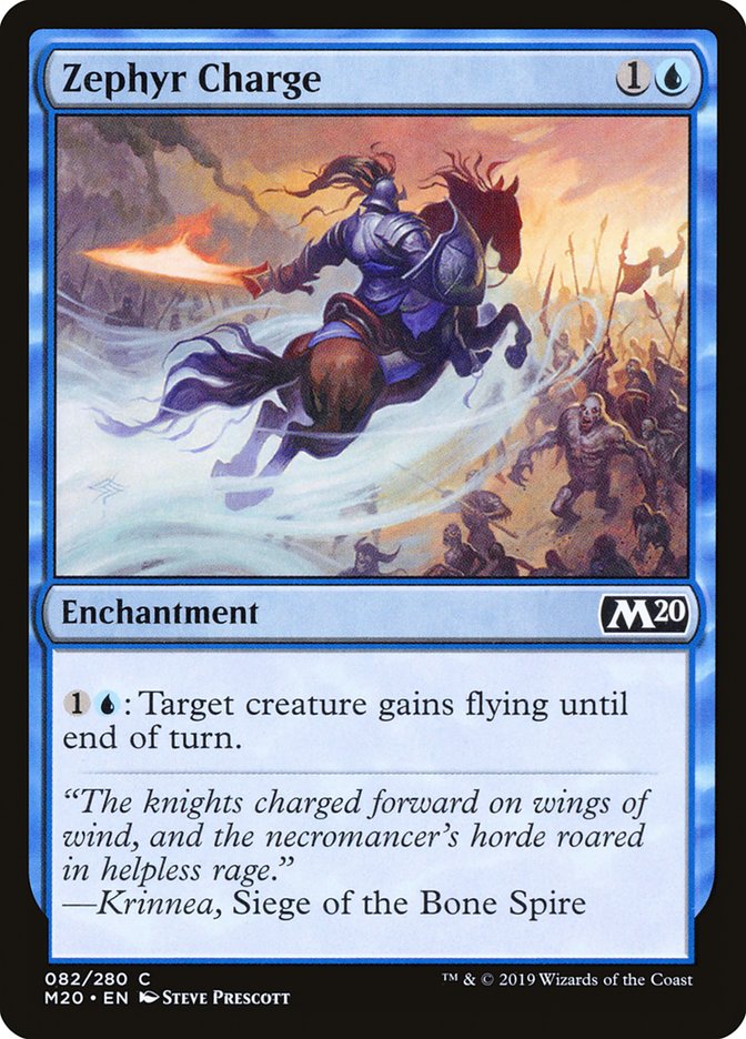 Zephyr Charge - [Foil] Core Set 2020 (M20)
