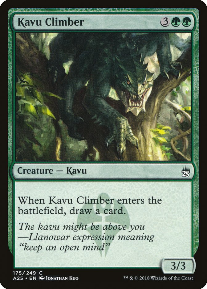 Kavu Climber - [Foil] Masters 25 (A25)