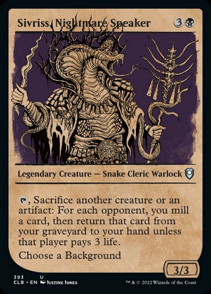 Sivriss, Nightmare Speaker - [Foil, Showcase] Commander Legends: Battle for Baldur's Gate (CLB)