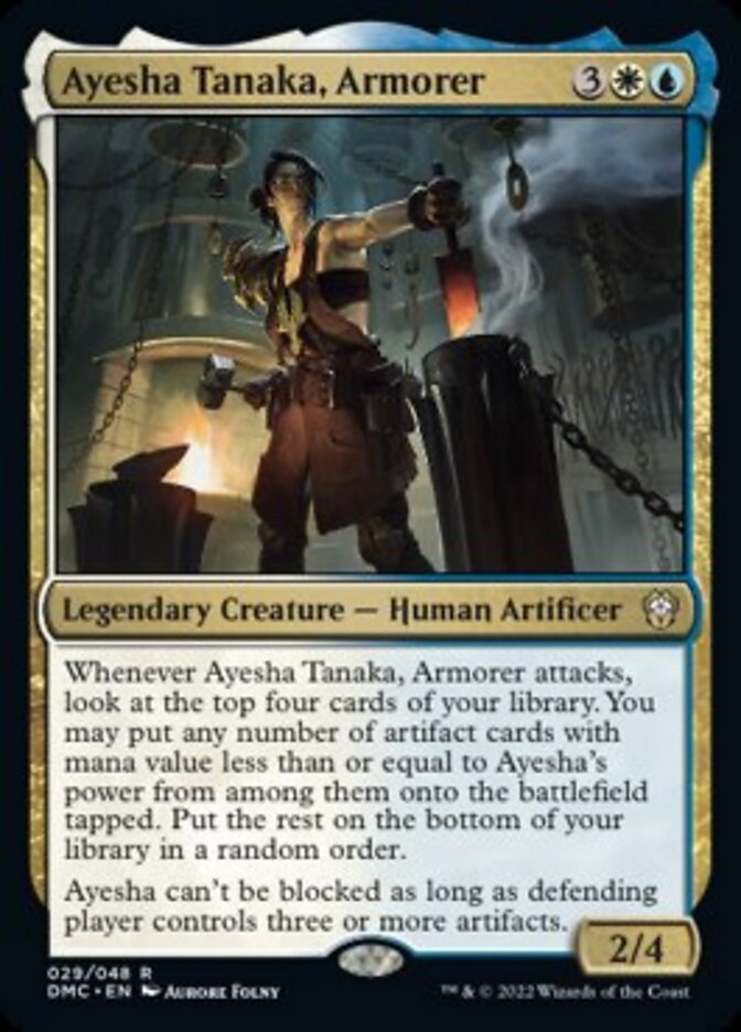 Ayesha Tanaka, Armorer - Dominaria United Commander (DMC)