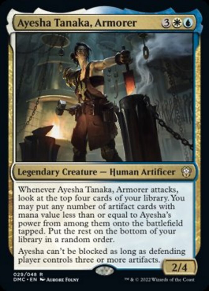 Ayesha Tanaka, Armorer - [Foil] Dominaria United Commander (DMC)