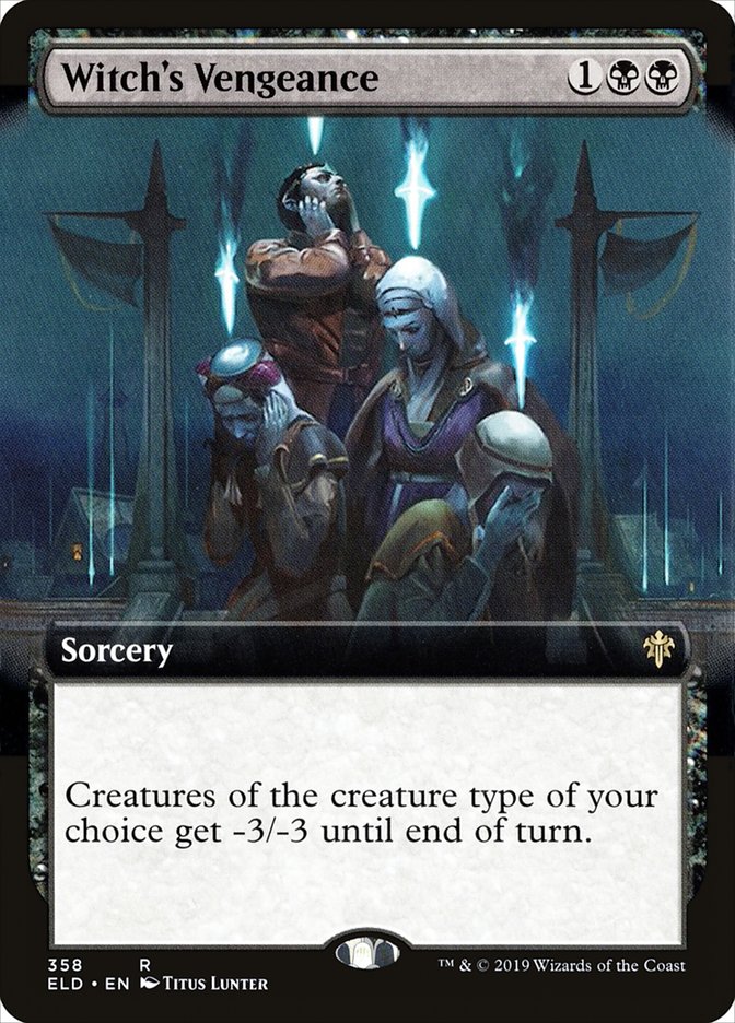 Witch's Vengeance - [Foil, Extended Art] Throne of Eldraine (ELD)