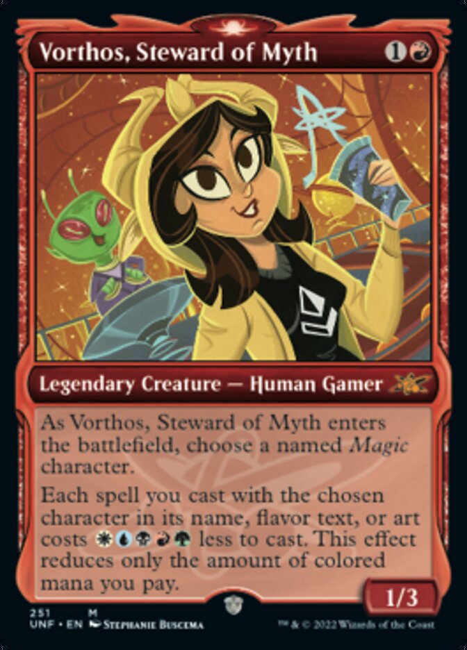 Vorthos, Steward of Myth - [Foil, Showcase] Unfinity (UNF)