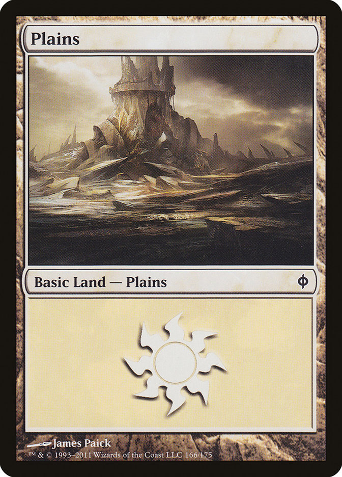 Plains (166) - [Foil] New Phyrexia (NPH)