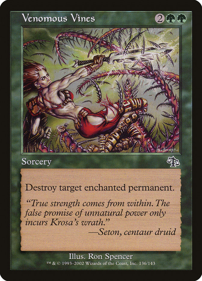 Venomous Vines - [Foil] Judgment (JUD)