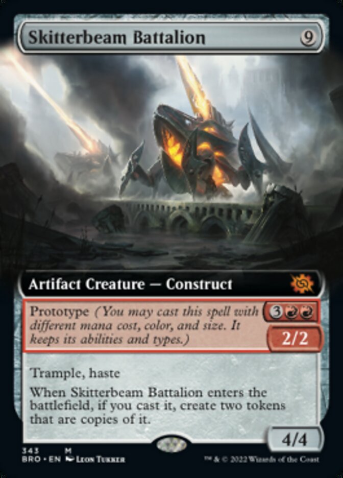 Skitterbeam Battalion - [Foil, Extended Art] The Brothers' War (BRO)