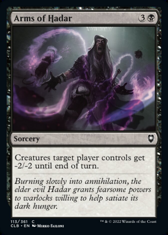 Arms of Hadar - [Foil] Commander Legends: Battle for Baldur's Gate (CLB)